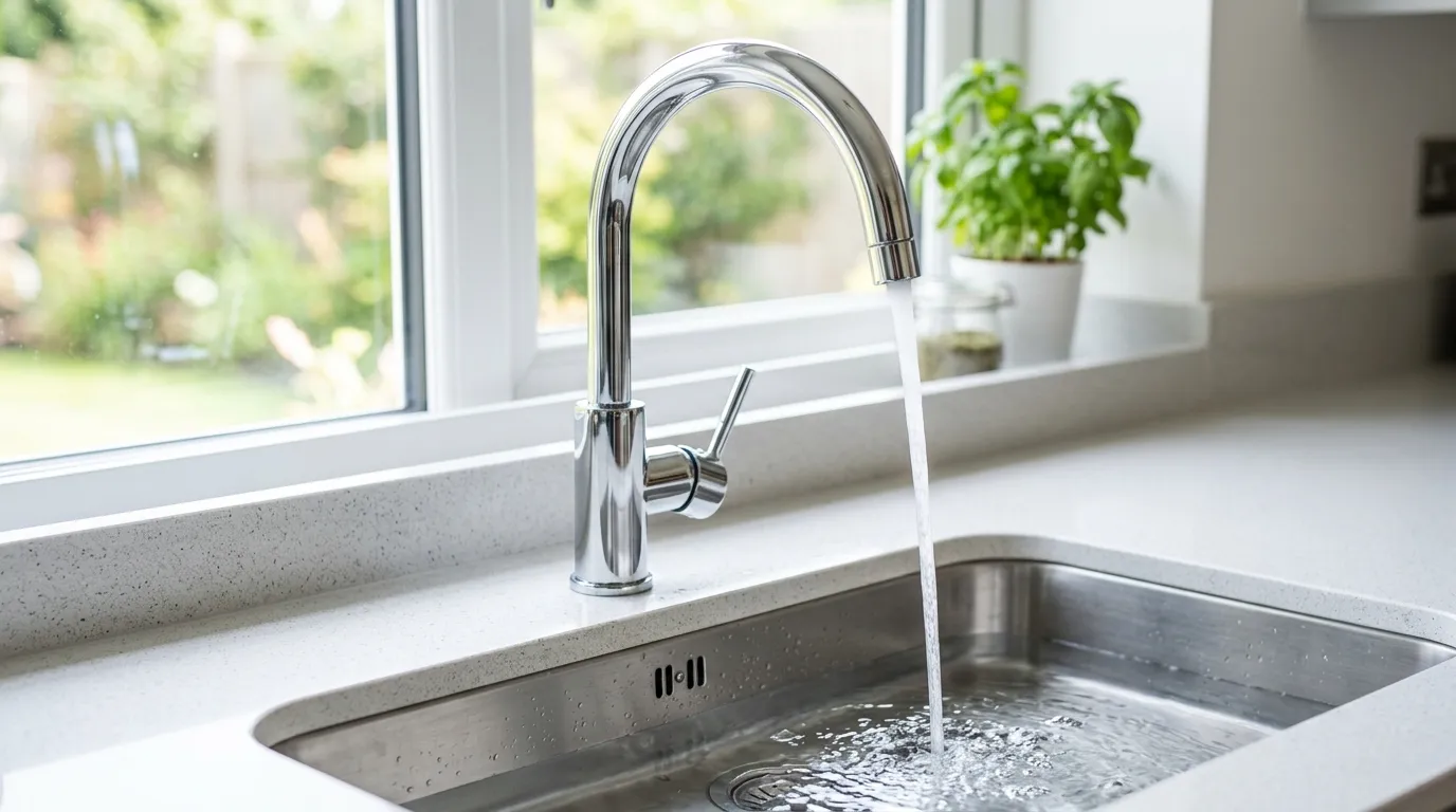Local Plumbing Master Pros same day plumber fixing a faucet in Rocky Point, WA